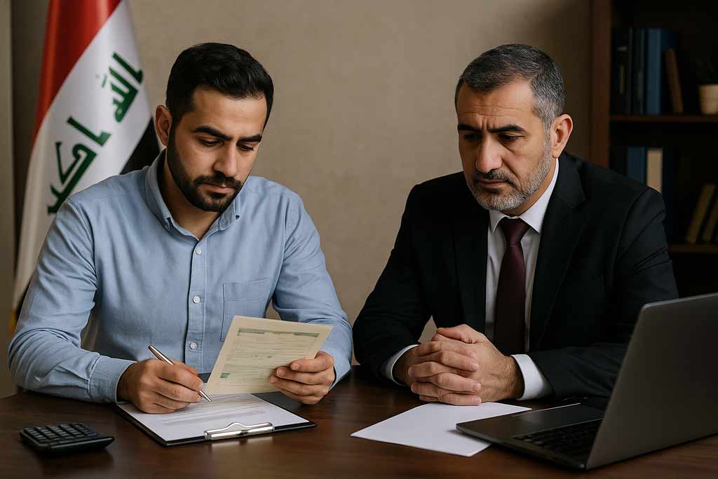 سلم رواتب الموظفين في العراق 2025