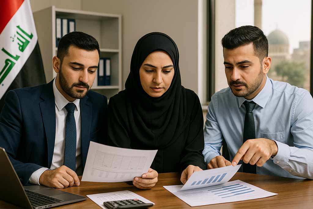 سلم رواتب الموظفين في العراق 2025